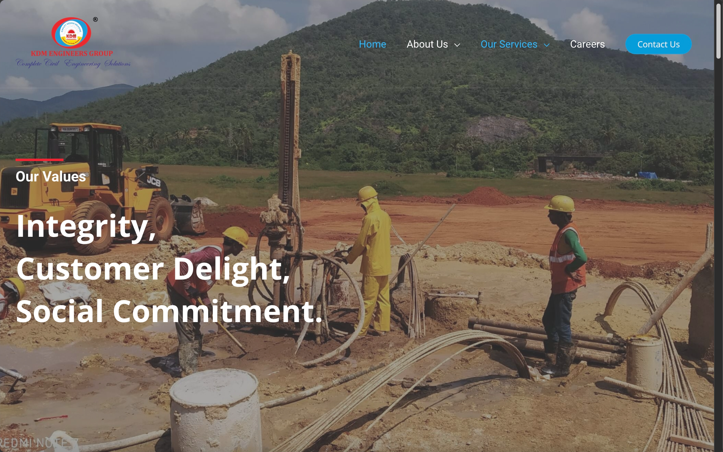 Redesign of KDM Engineers Site