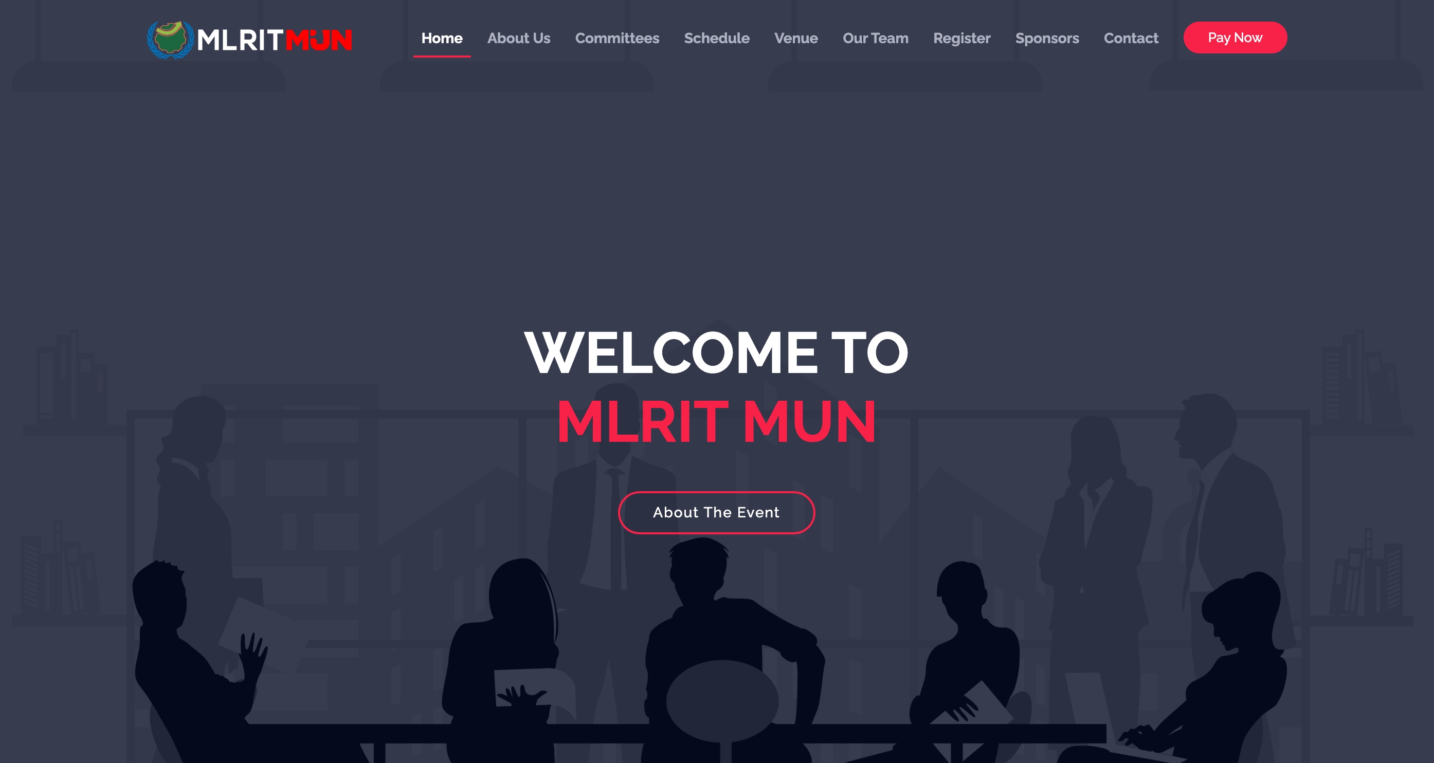 MLRIT MUN Event Website